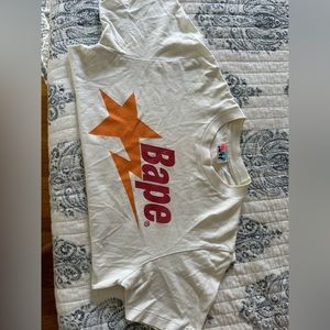 Kids bape (bathing ape) designer shirt